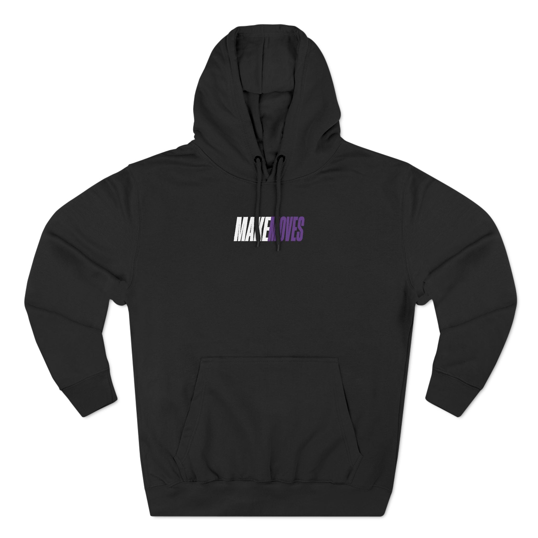 Fleece Hoodie - Dream Big Work Hard Never Give Up - Make Move Lifestyle Brand