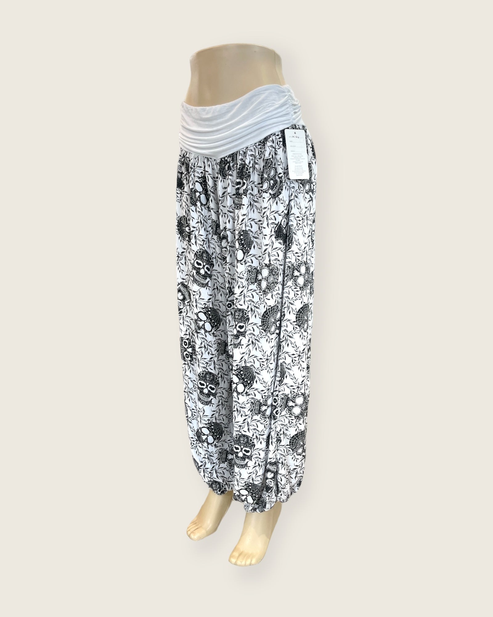 Boho Harem Pant-Skulls